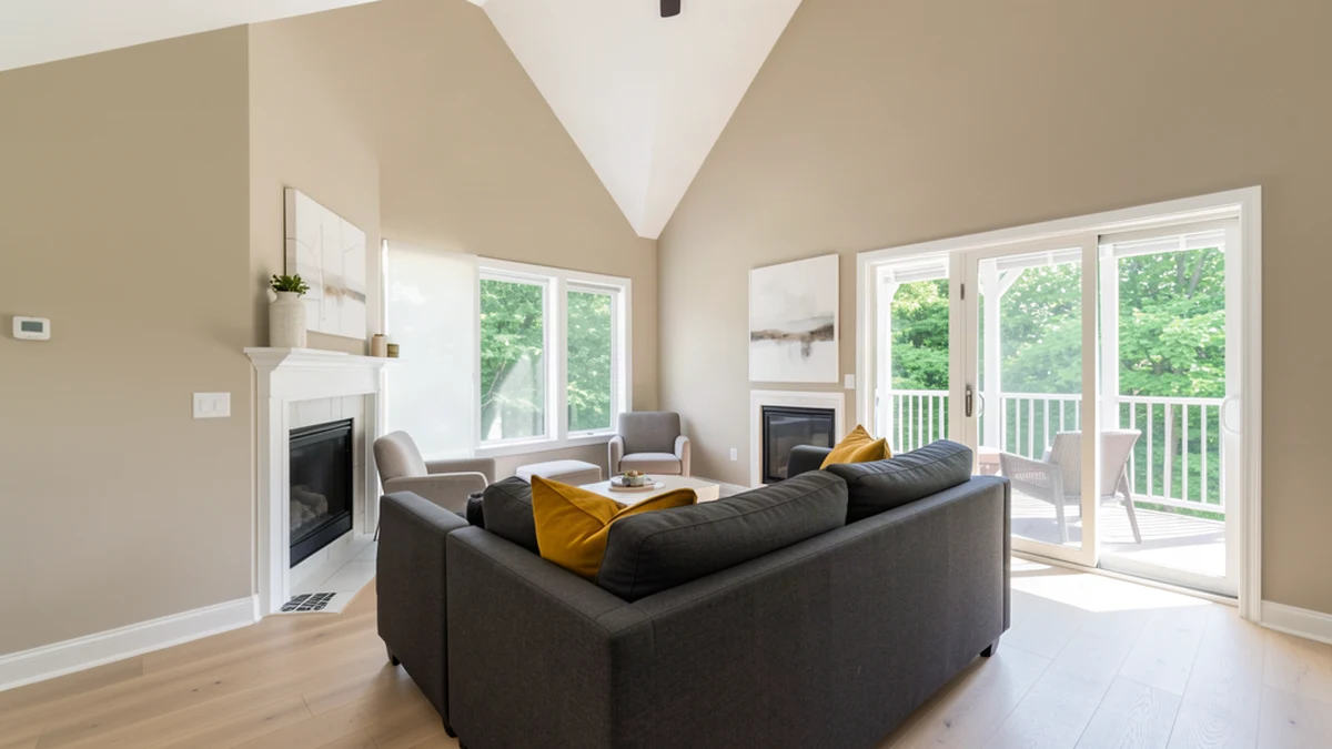 Professional painting contractors in Rock Hall, MD preparing and painting home interior