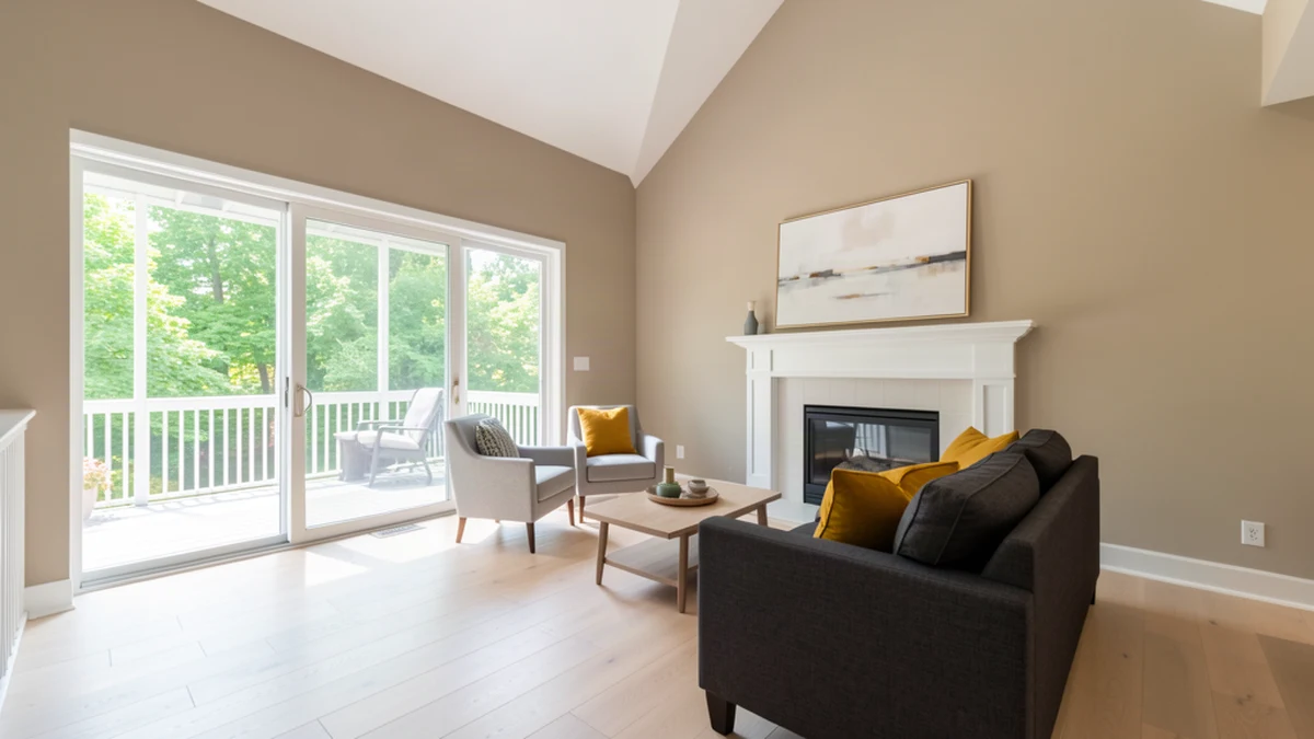 Professional painting contractors in Severna Park, MD preparing and painting home interior