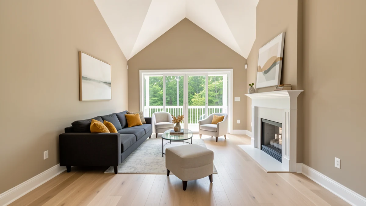 Professional painting contractors in Silver Spring, MD preparing and painting home interior