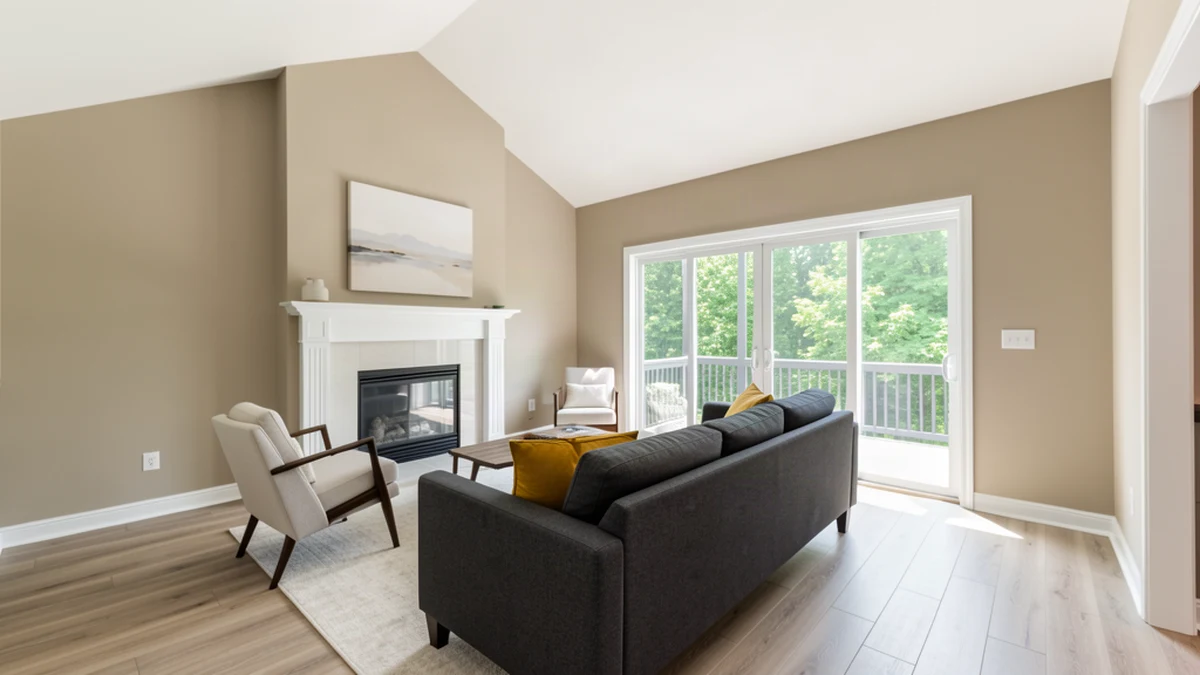 Professional painting contractors in Smithsburg, MD preparing and painting home interior