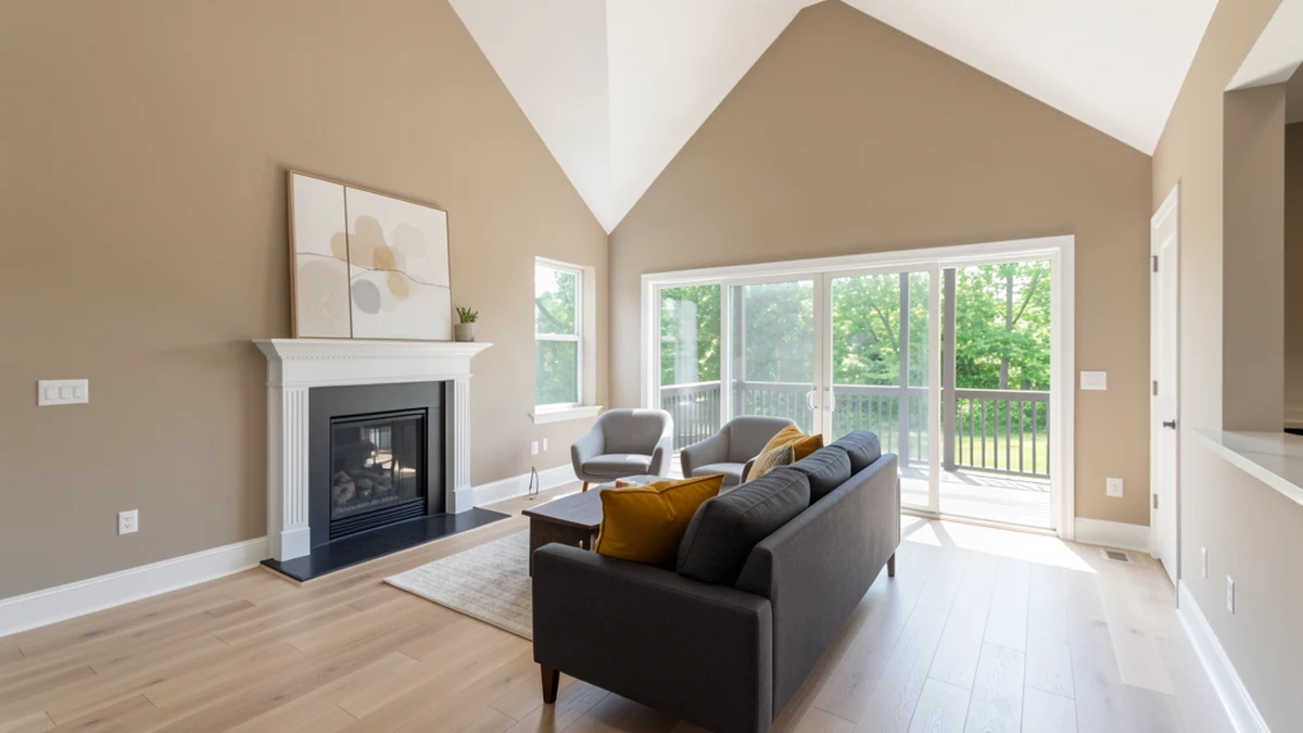 Professional painting contractors in St Leonard, MD preparing and painting home interior
