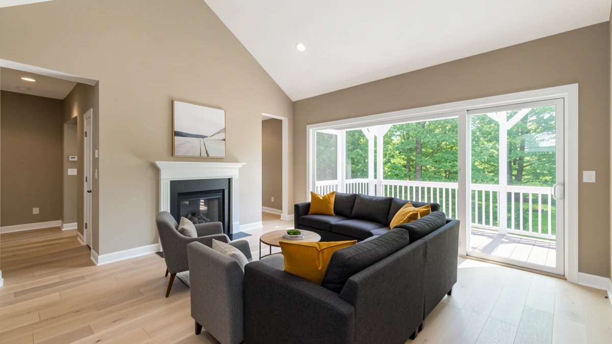 Professional painting contractors in Talbot County, MD preparing and painting home interior