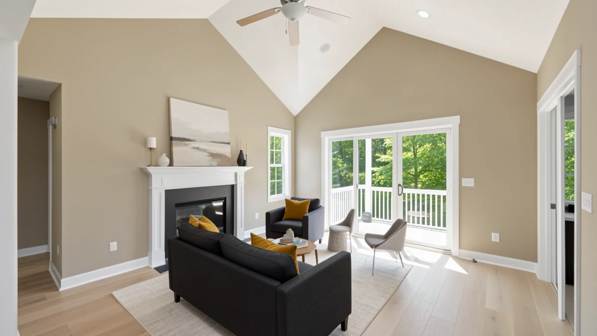 Professional painting contractors in Tilghman, MD preparing and painting home interior
