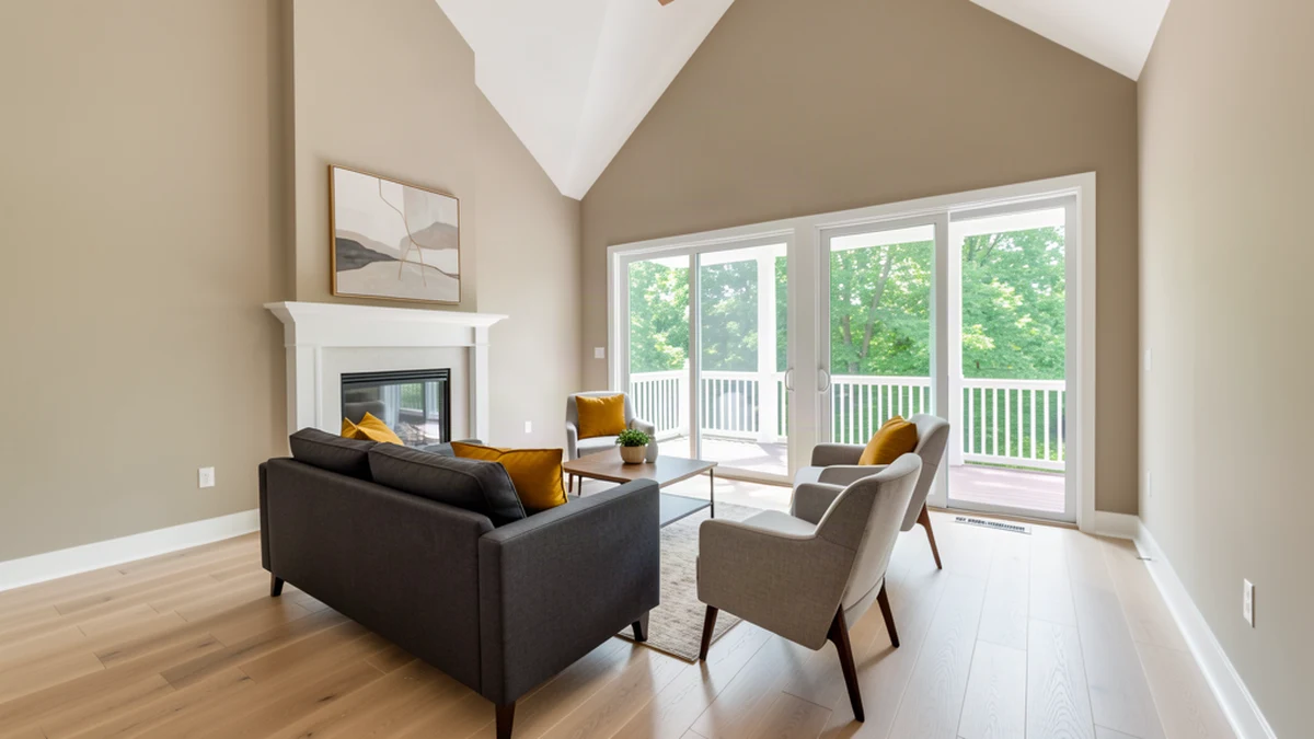 Professional painting contractors in Timonium, MD preparing and painting home interior