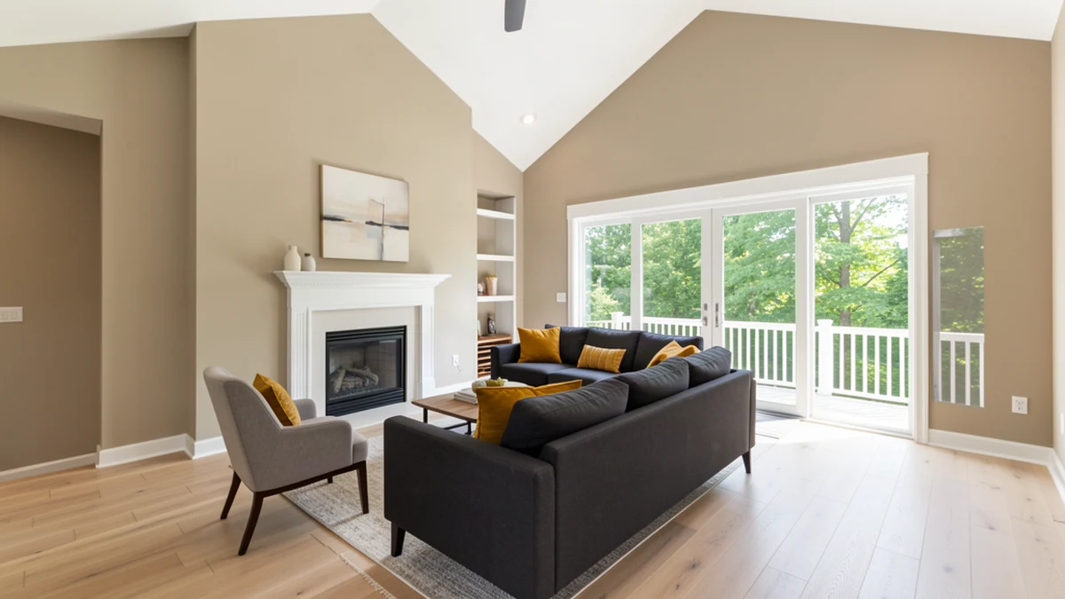 Professional painting contractors in Washington County, MD preparing and painting home interior