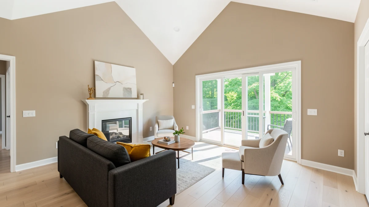 Professional painting contractors in White Marsh, MD preparing and painting home interior