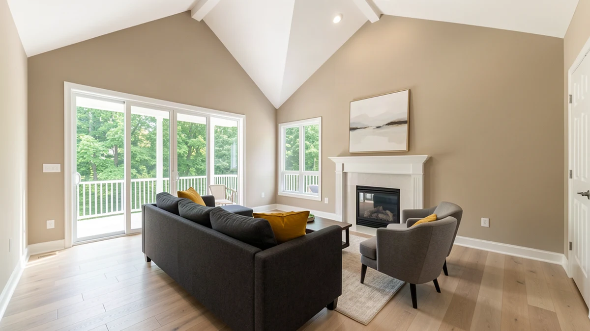 Professional painting contractors in Worton, MD preparing and painting home interior